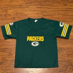 Franklin Green Bay Packers Kids Green Shirt v-neck